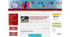 Desktop Screenshot of forumsocialprovence.org